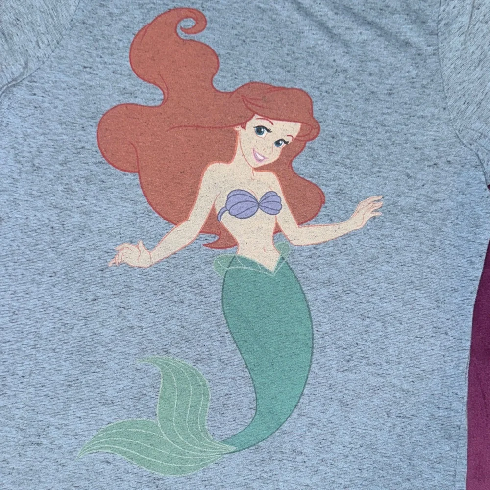 Disney Ariel the Mermaid Graphic T-Shirt Pajama Nightgown PJ’s shirt girls XS